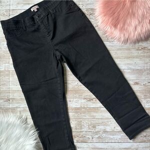 Juicy Couture Black Capri Jeans | size 12 | Pants